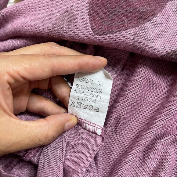 Made in Italy Womens Sweater Size XL Pink Sheets - Picture 6 of 7